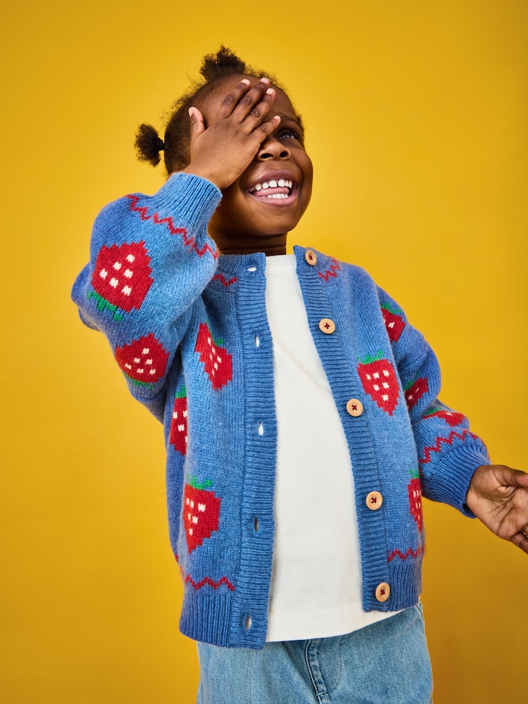 Jojo Maman Bébé Knit Cardigan - Attēls 1 no 5