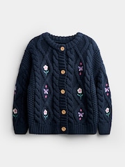 JoJo Maman Bébé Blue Jumper - Image 1 of 4
