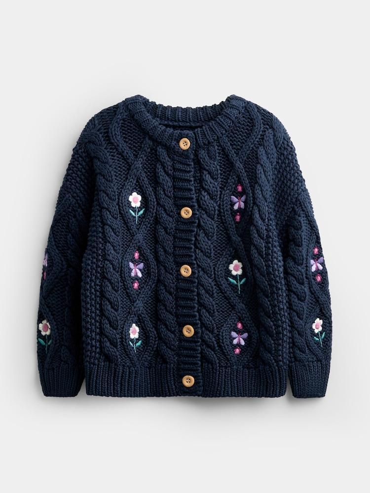 JoJo Maman Bébé Blue Jumper - Image 1 of 4