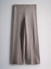 The Set Wool Blend Coord Cardigan & Legging Set Mink Marl/Brown - Image 3 of 5