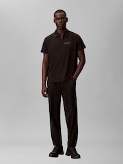 Calvin Klein Black Mesh Knit Performance T-Shirt - Image 1 of 5
