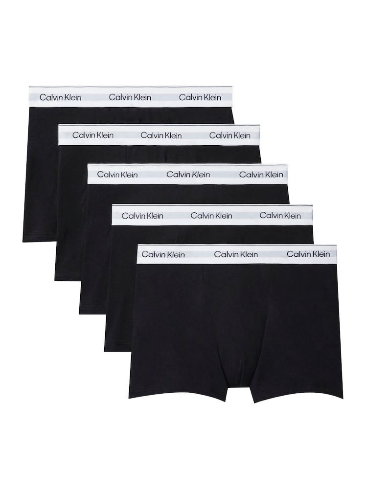 Calvin Klein Icon բամբակյա ձգվող, հանգստացնող, դարտ շորտեր 5 փաթեթ - Պատկեր 1 6-ից