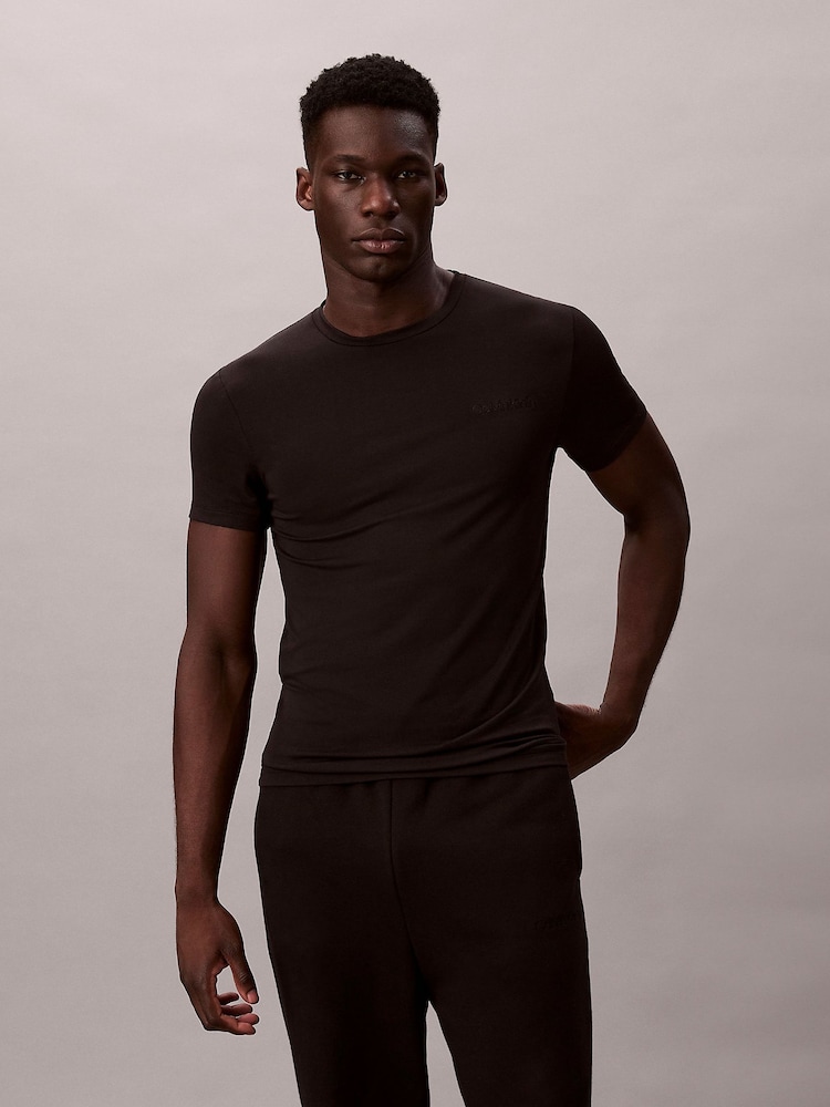 Calvin Klein Black Lounge Ultra Soft Modal T-Shirt - Image 1 of 1