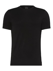 Calvin Klein Black Lounge Ultra Soft Modal T-Shirt - Image 2 of 3