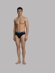 Calvin Klein Black Icon Cotton Stretch Briefs 5 Pack - Image 4 of 4