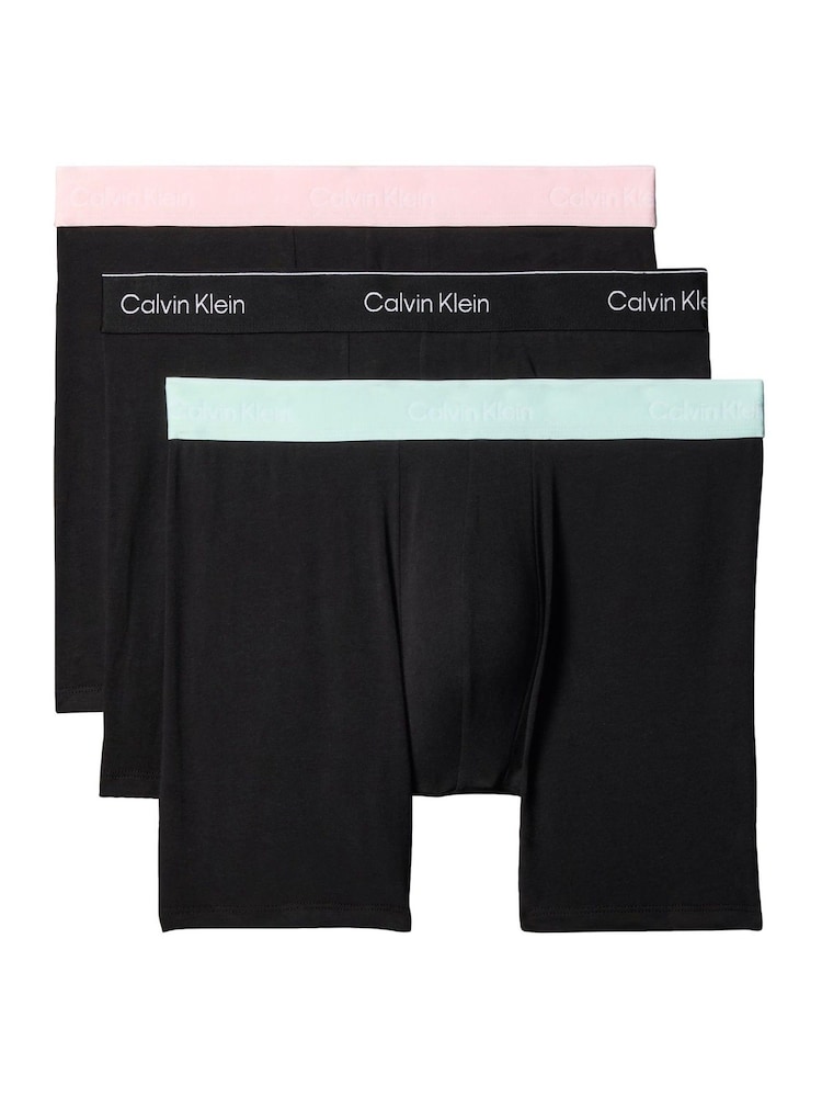 Calvin Klein Boxer Brief 3-Pack - Cotton Stretch - 5şəkildən 1 şəkil