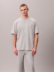 Calvin Klein Grey Cotton Jersey Pyjamas - Image 4 of 5
