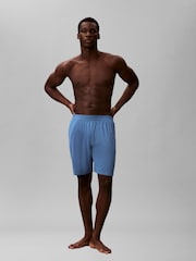 Calvin Klein Blue Ultra Soft Modal Pyjama Shorts - Image 2 of 5