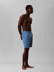 Calvin Klein Blue Ultra Soft Modal Pyjama Shorts - Image 3 of 5