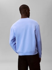 Calvin Klein Cotton Terry Badge Sweatshirt - Imaginea 3 din 5