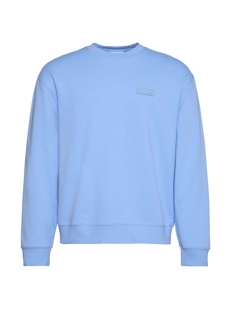 Calvin Klein Cotton Terry Badge Sweatshirt - Imaginea 5 din 5