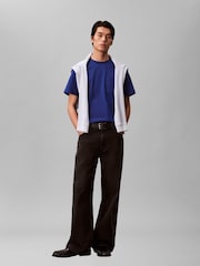 Calvin Klein Blue Chest Pocket Badge T-Shirt - Image 2 of 5