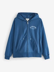 Calvin Klein Varsity Logo Zip-Up Hoodie - Imagen 2 de 2