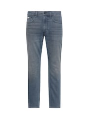 Calvin Klein Jeans Straight Classic Denim Blue Jeans - Immagine 5 di 5