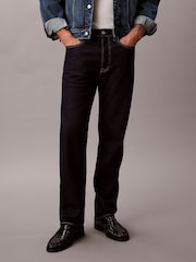 Calvin Klein Jeans Classic Denim Straight Blue Jeans - Image 3 of 6