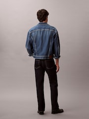 Calvin Klein Jeans Classic Denim Straight Blue Jeans - Image 4 of 6