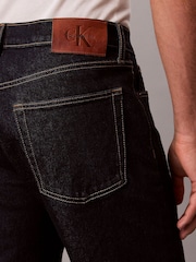 Calvin Klein Jeans Classic Denim Straight Blue Jeans - Image 6 of 6