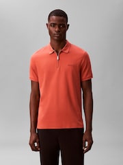 Calvin Klein Pink Cotton Piqué Polo Shirt - Image 3 of 5