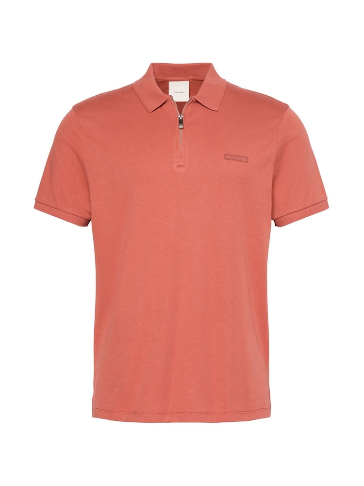 Calvin Klein Pink Cotton Piqué Polo Shirt - Image 5 of 5