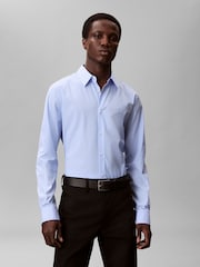 Calvin Klein Gewebtes Baumwoll-Stretchhemd - Bild 1 von 6