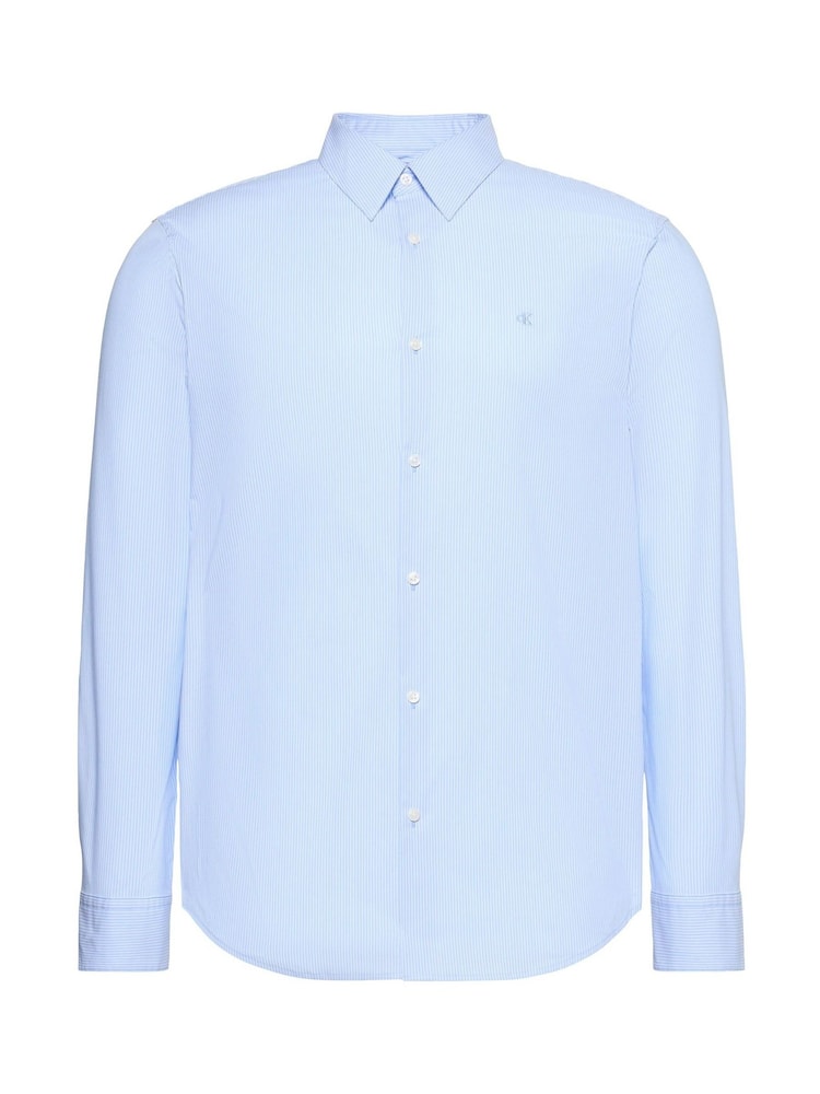 Calvin Klein Gewebtes Baumwoll-Stretchhemd - Bild 6 von 6