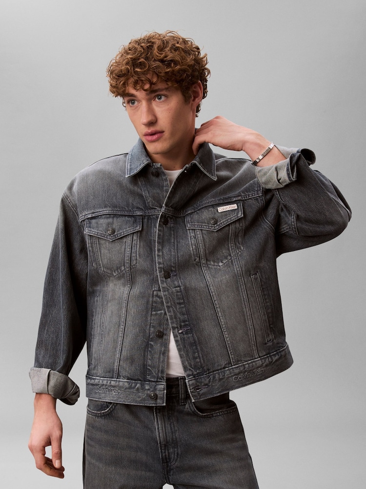 Calvin Klein Blue 90s Denim Jacket - Image 1 of 6
