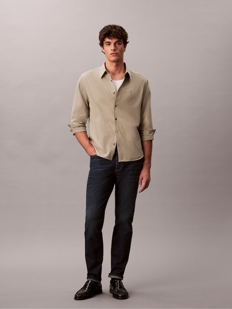 Calvin Klein Jeans Classic Denim Straight Blue Jeans - Image 2 of 6 Calvin Klein Jeans Classic Denim Straight Blue Jeans - Image 2 of 6