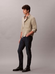 Calvin Klein Jeans Classic Denim Straight Blue Jeans - Image 3 of 6