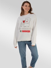 Brands In White Disney Winnie The Pooh Weekend Booked Sweat Top - Image 2 of 5