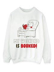 Brands In White Disney Winnie The Pooh Weekend Booked Sweat Top - Image 3 of 5