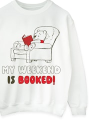Brands In White Disney Winnie The Pooh Weekend Booked Sweat Top - Image 4 of 5