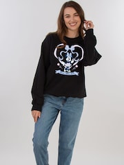 Brands In Black Disney Minnie Mouse Best Mum Sweat Top - Image 2 of 5