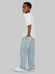 Calvin Klein Blue Short Sleeve Cotton T-Shirt - Image 2 of 5