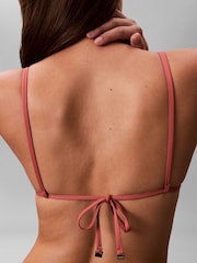 Rød - Calvin Klein Halter Bralette Bikini Top - Bilde 5 av 6