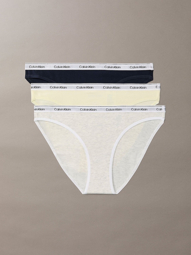 Calvin Klein Icon Logo Bikini Slips 3 er-Pack - Bild 1 von 1