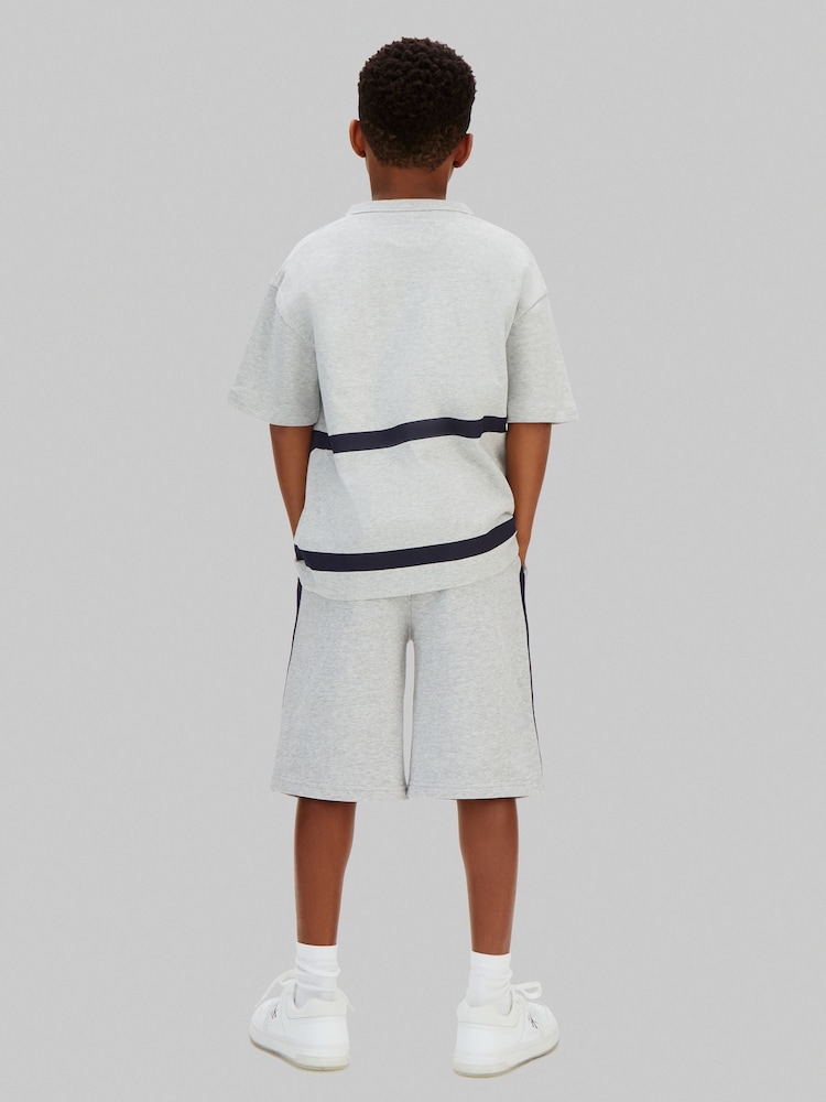 Calvin Klein Grey Denim Cargo Shorts - Image 2 of 5