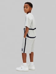 Calvin Klein Grey Denim Cargo Shorts - Image 4 of 5