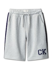 Calvin Klein Grey Denim Cargo Shorts - Image 5 of 5