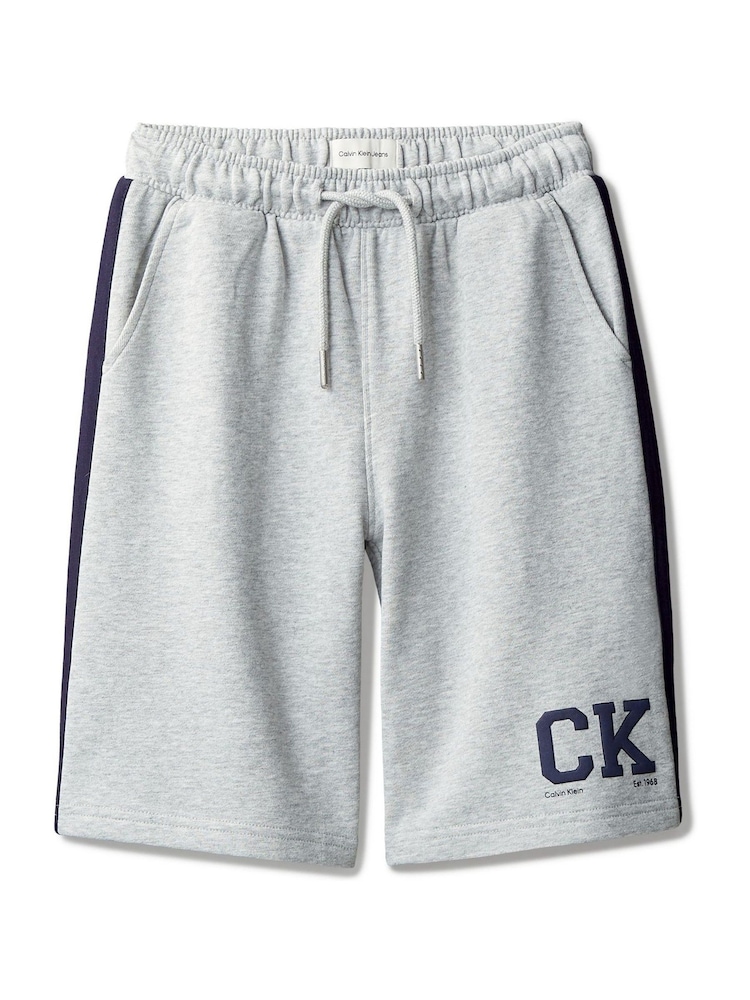 Calvin Klein Grey Denim Cargo Shorts - Image 5 of 5