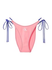 Calvin Klein Pink Swim Stretch Bikini Bottoms - Image 6 of 6