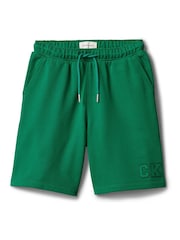 Calvin Klein Green Denim Cargo Shorts - Image 5 of 5