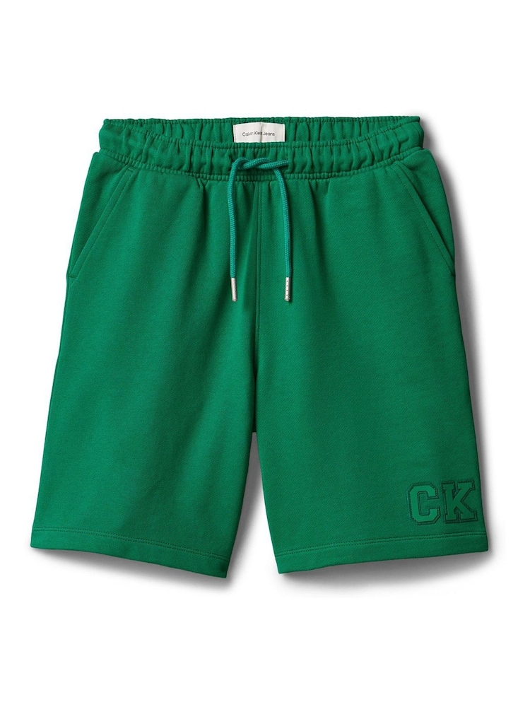Calvin Klein Green Denim Cargo Shorts - Image 5 of 5 Calvin Klein Green Denim Cargo Shorts - Image 5 of 5