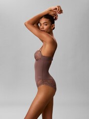 Brun - Body Calvin Klein - Dentelle extensible sensuelle - Image 4 de 6