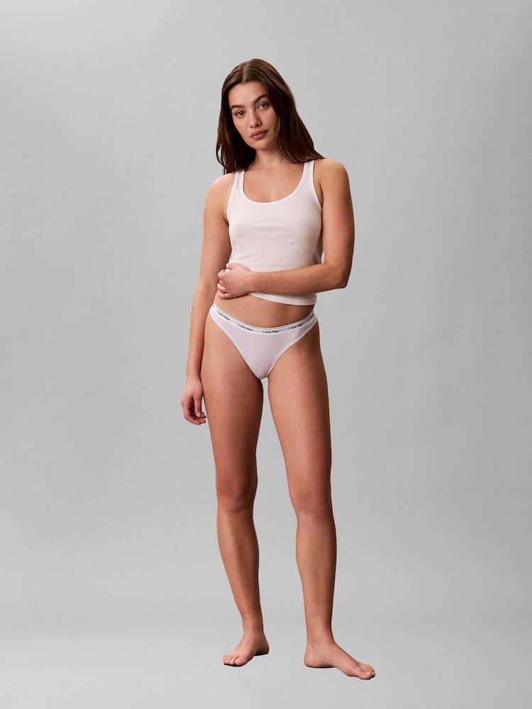 Calvin Klein Purple Thongs - Image 1 of 5