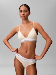 Calvin Klein Yellow High Waist Bikini Bottom - Stretch - Image 2 of 6