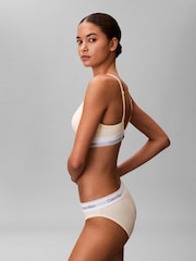 Calvin Klein Yellow High Waist Bikini Bottom - Stretch - Image 5 of 6