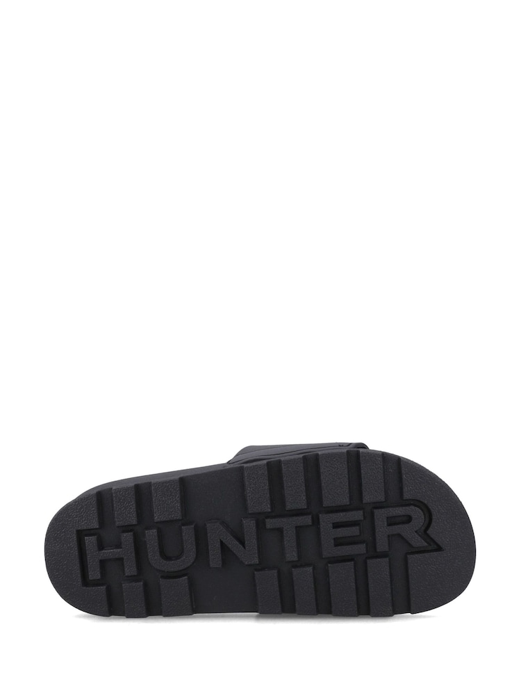 Hunter Black Core Embossed Sliders - Image 4 of 4