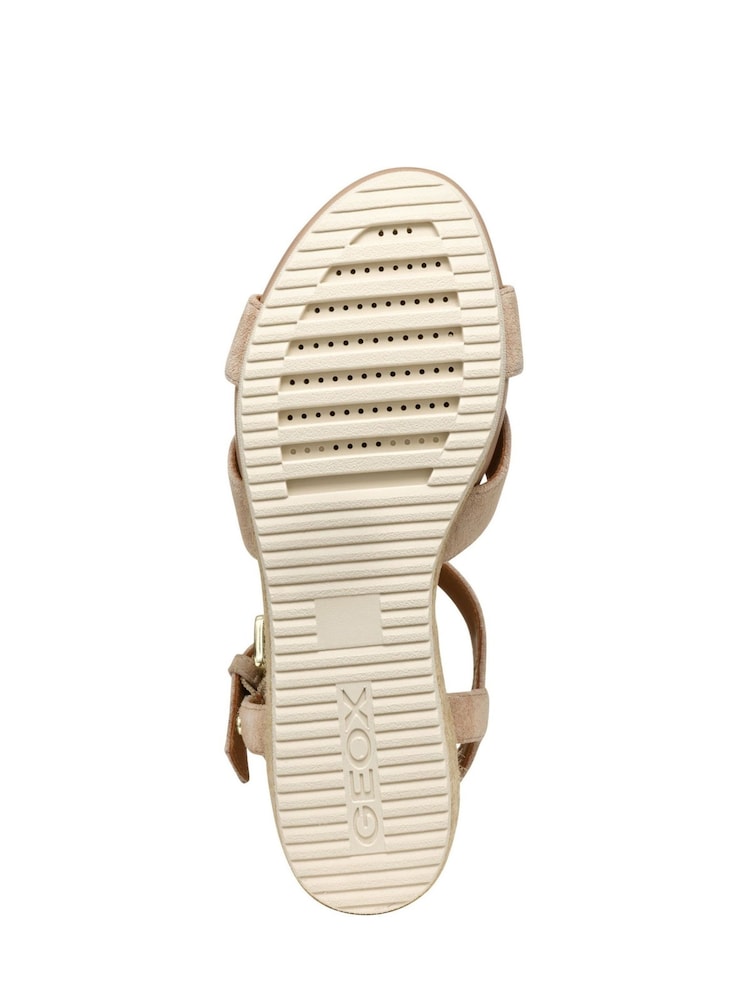 Geox Cream D Ischia Corda Sandals - Image 6 of 6