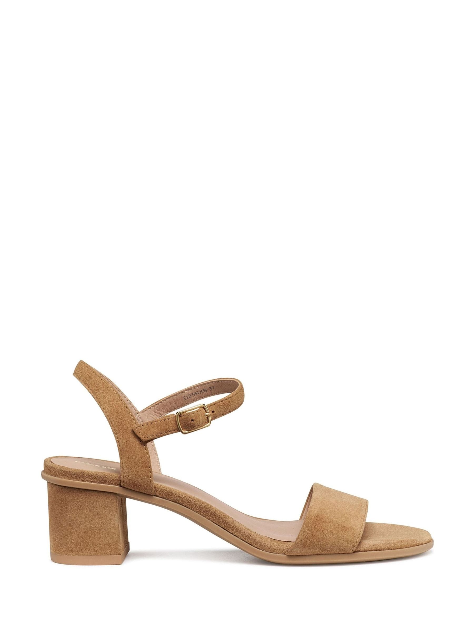 Geox Women's Brown Aurely 50 Sandals