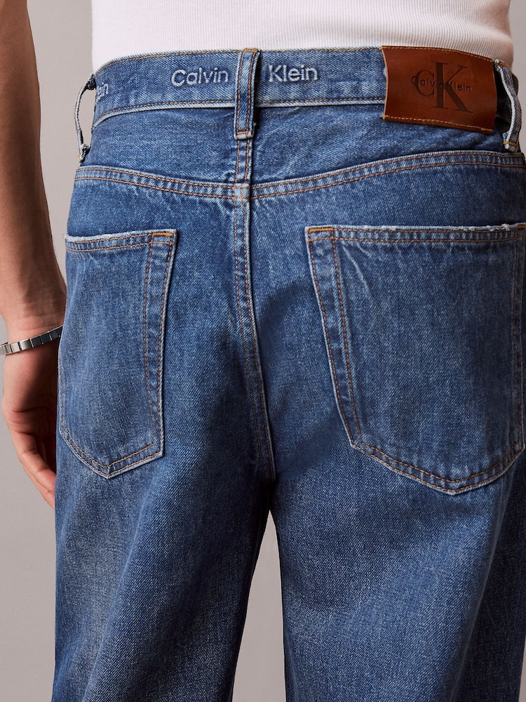 Calvin Klein Jeans Blue Baggy Jeans - Image 6 of 6 Calvin Klein Jeans Blue Baggy Jeans - Image 6 of 6